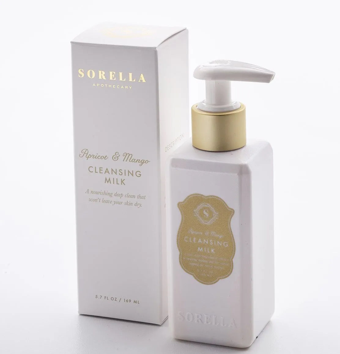 Apricot mango cleansing milk